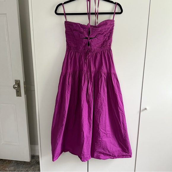 Ulla Johnson Purple Ella Dress In Orchid - Picture 4 of 10